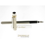 CARTIER STILO M MUST DE CARTIER ACCIAIO SATINATO REFERENZA ST1500158 